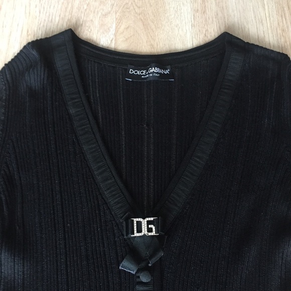 Dolce Gabbana Black T-Shirt Top Shirt . US 10 - Picture 3 of 7